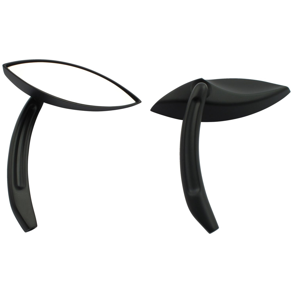 Snake eye mirror set. Black