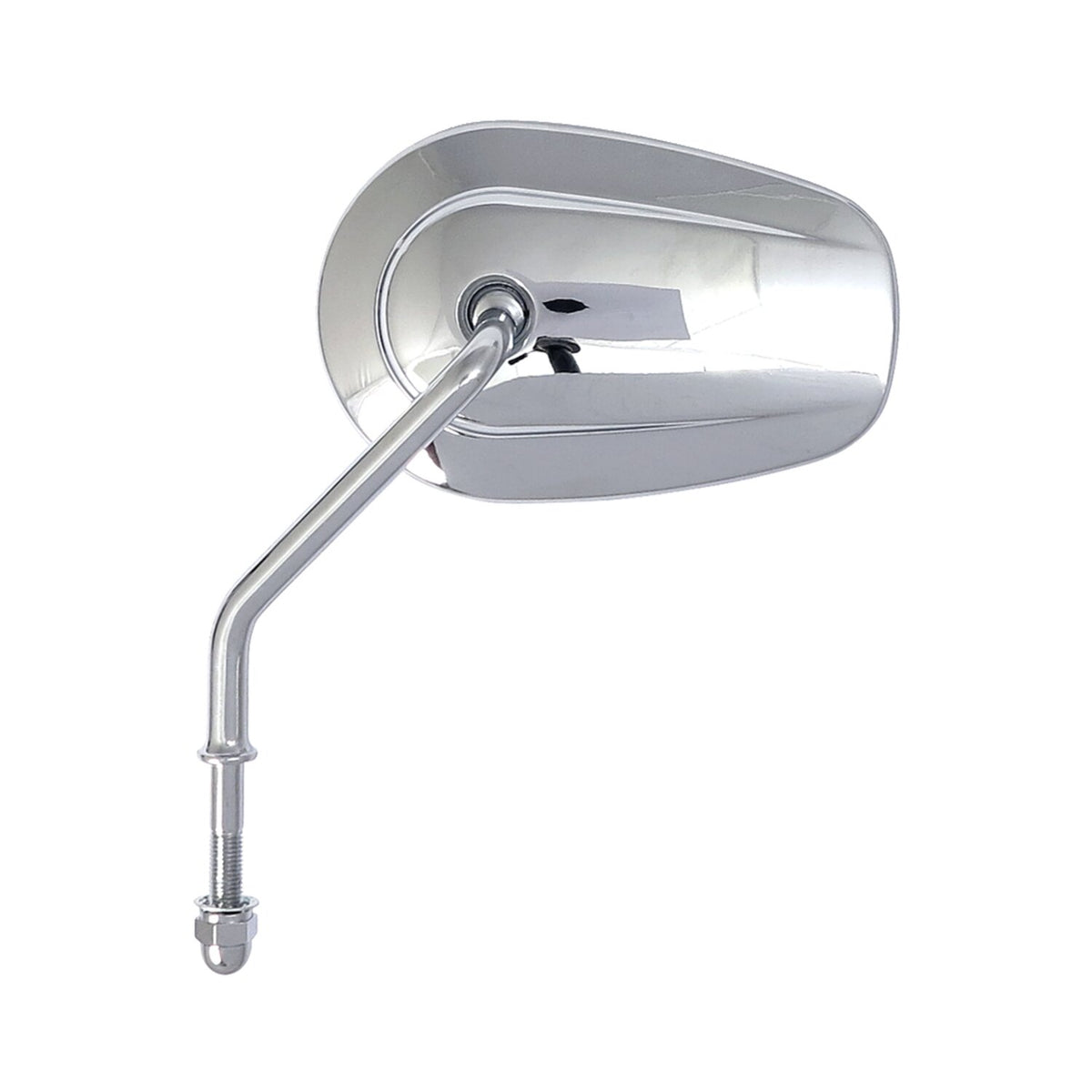 Riptide tapered mirror set, short stem. Chrome