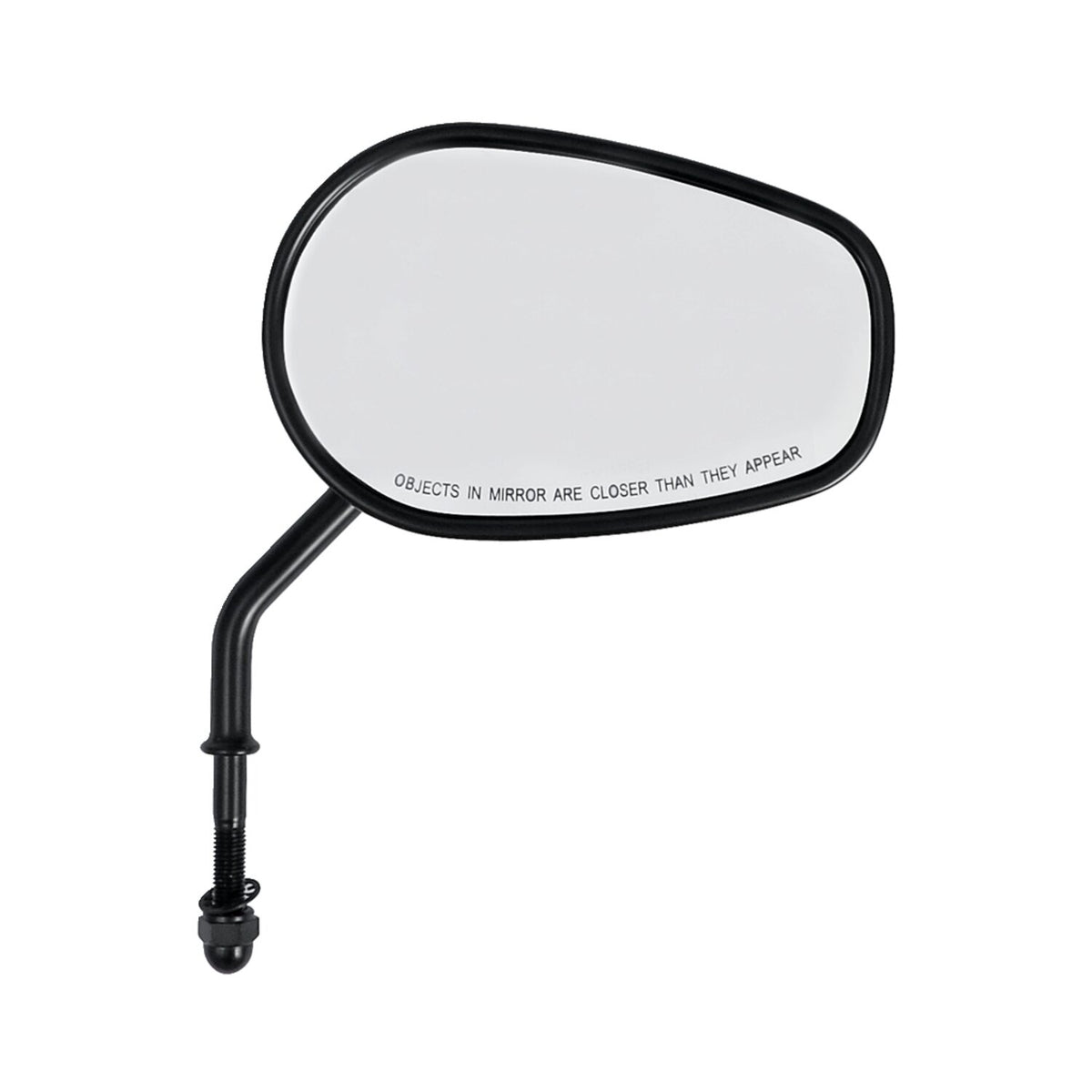 Riptide tapered mirror set, short stem. Black