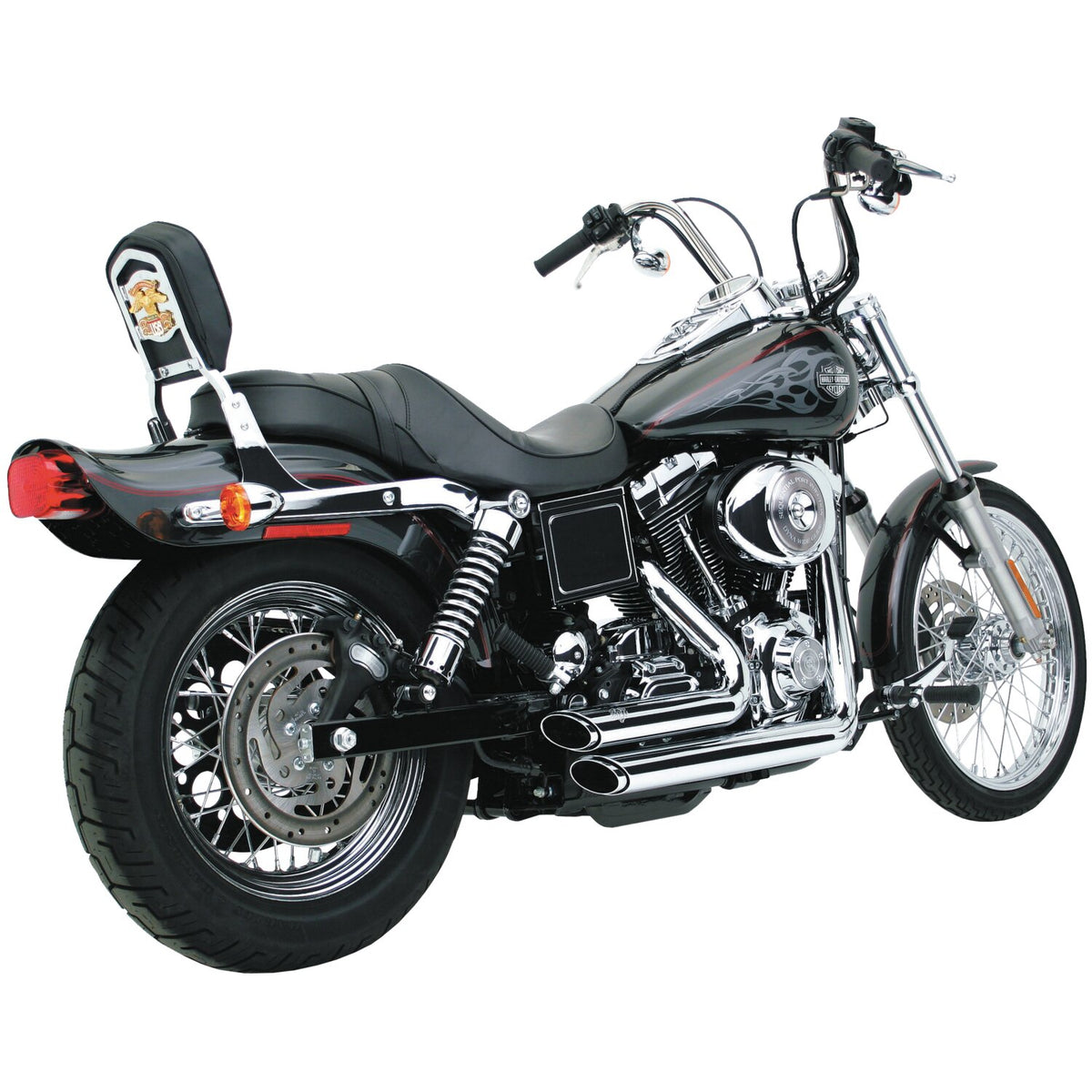 Vance & Hines, 2-1/2" shortshots staggered exh. chrome
