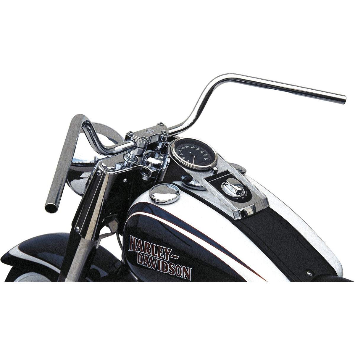 TRW, 1" Mystic High handlebar chrome 5.5" rise ABE