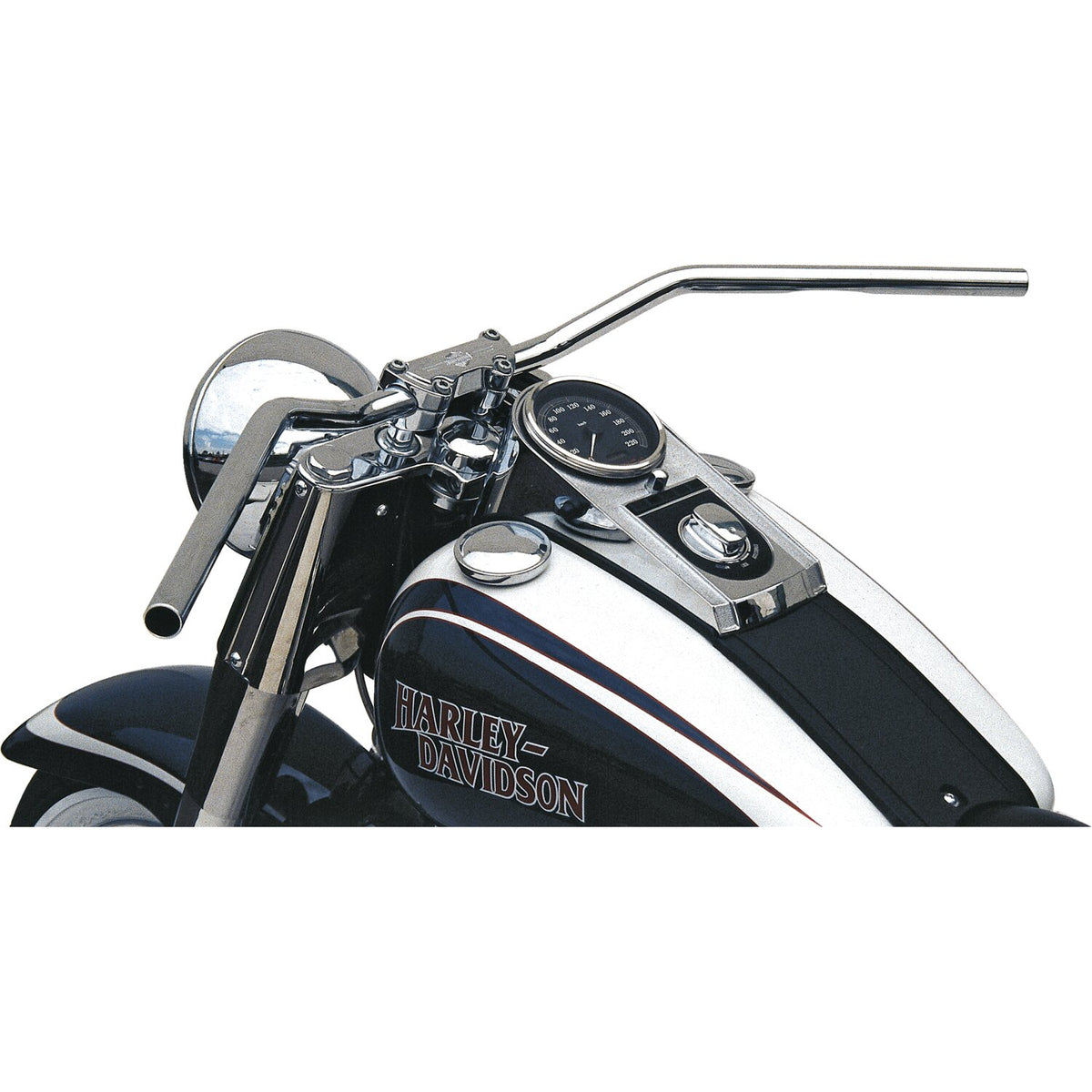 TRW, 1" Flyer Bar handlebar chrome 2" rise ABE