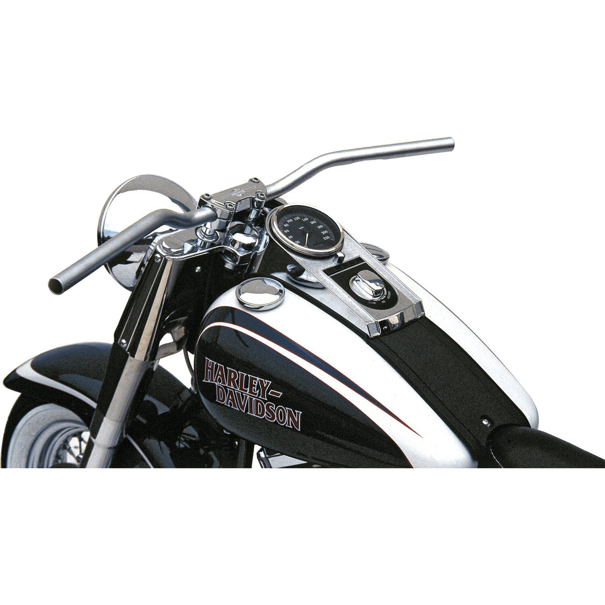 TRW 1" Streetfighter handlebar chrome 2.75" rise ABE