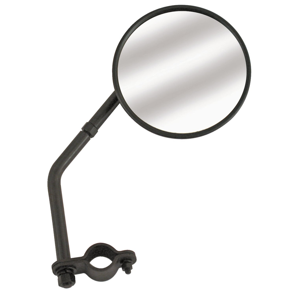 Reproduction sidevalve mirror. Black, long stem