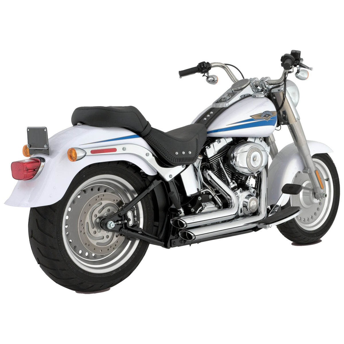 Vance & Hines, 2-1/2" shortshots staggered exh. chrome
