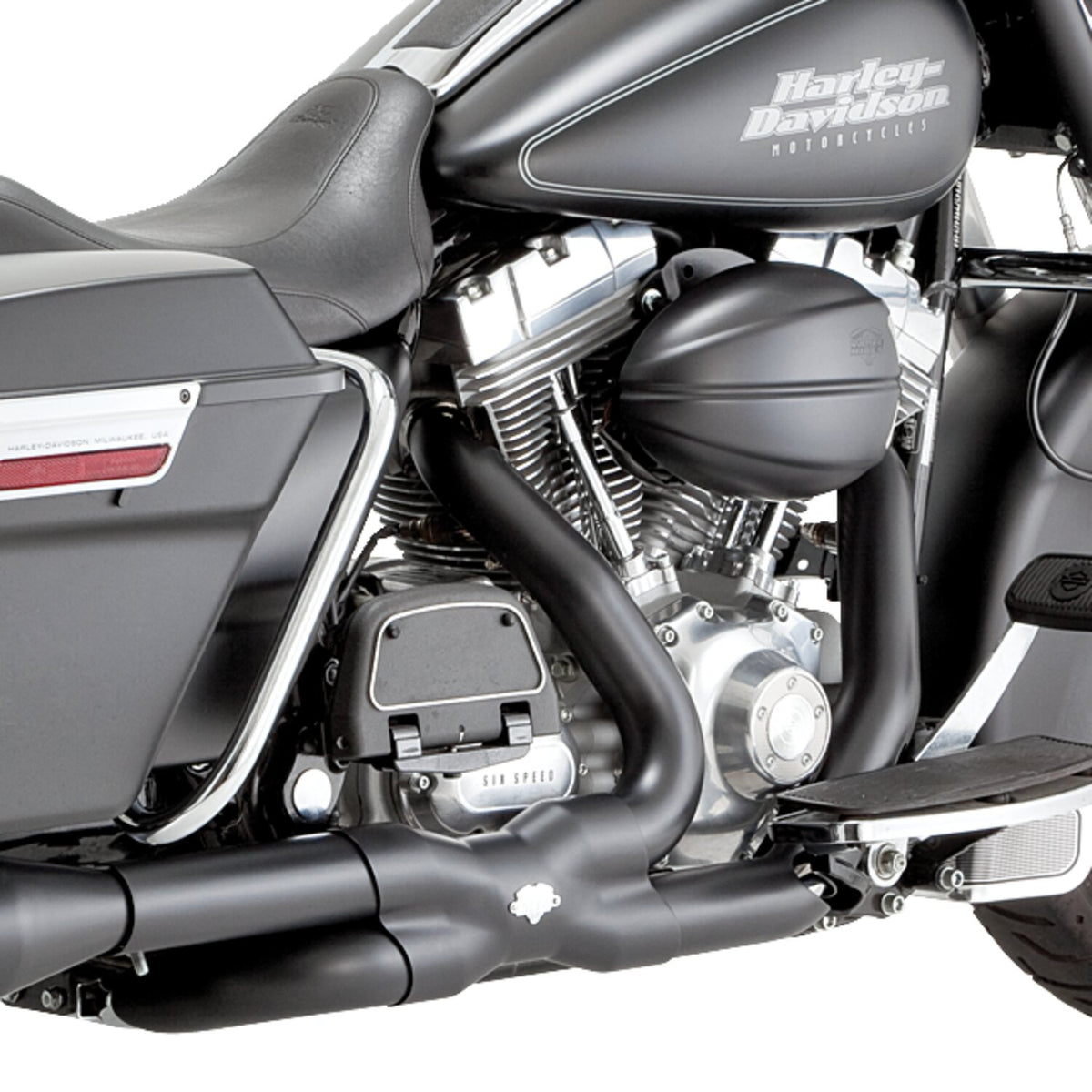 Vance & Hines, Power dual crossover head pipes. black