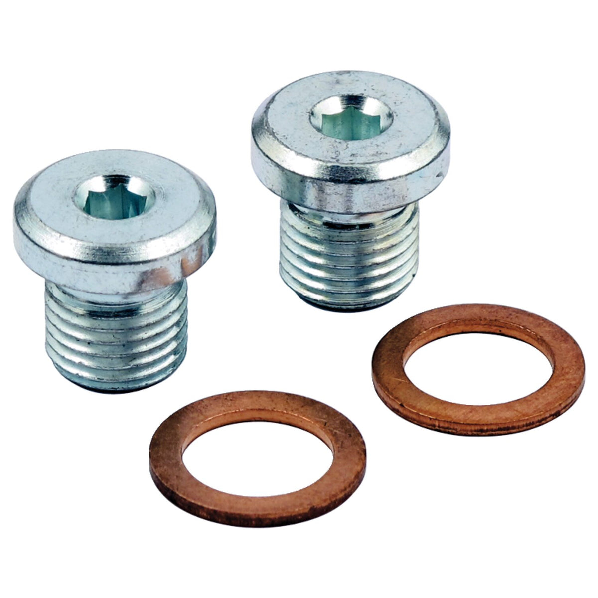 Vance & Hines, 12mm O2 sensor plug set. zinc.