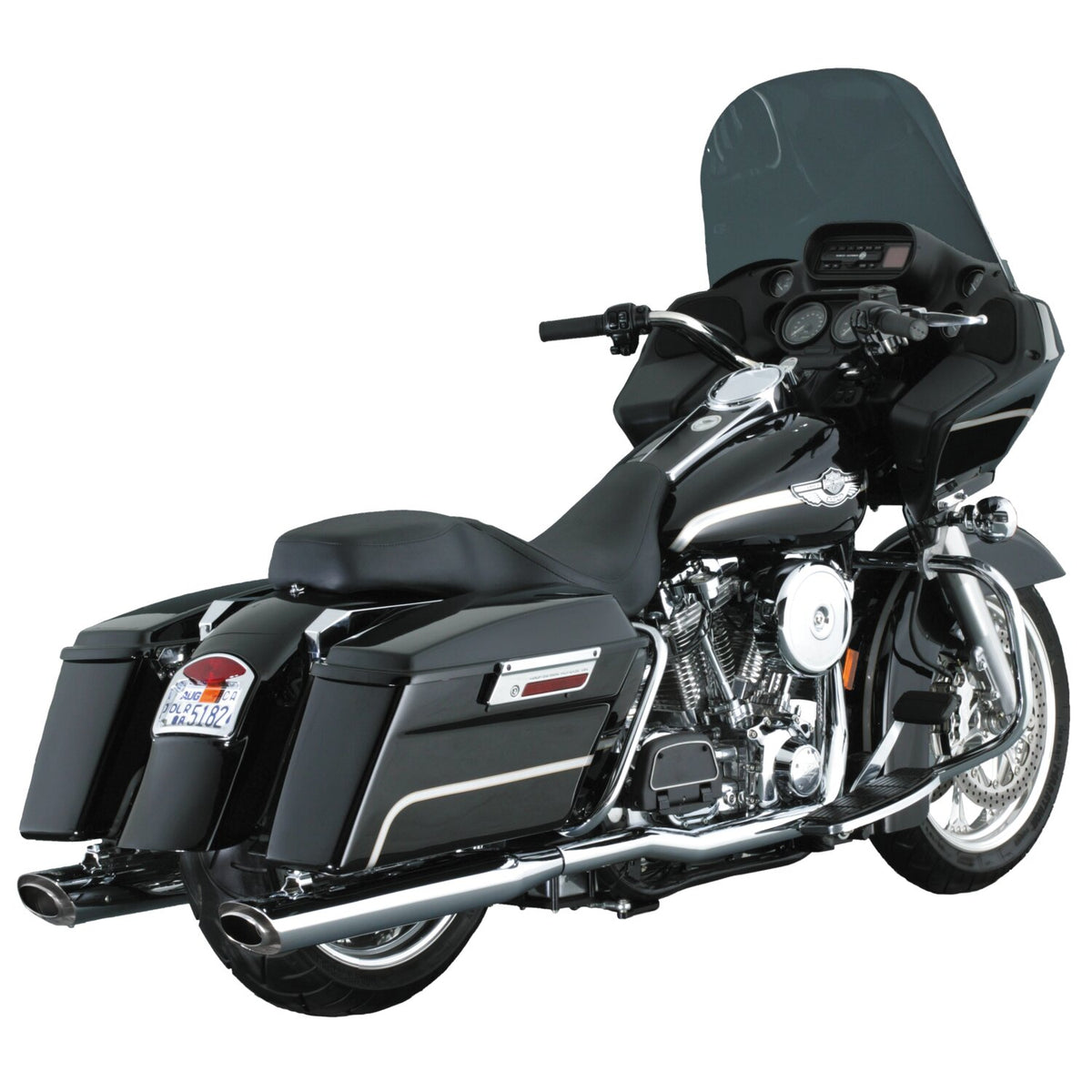 Vance & Hines, Dresser duals crossover head pipes. chrome