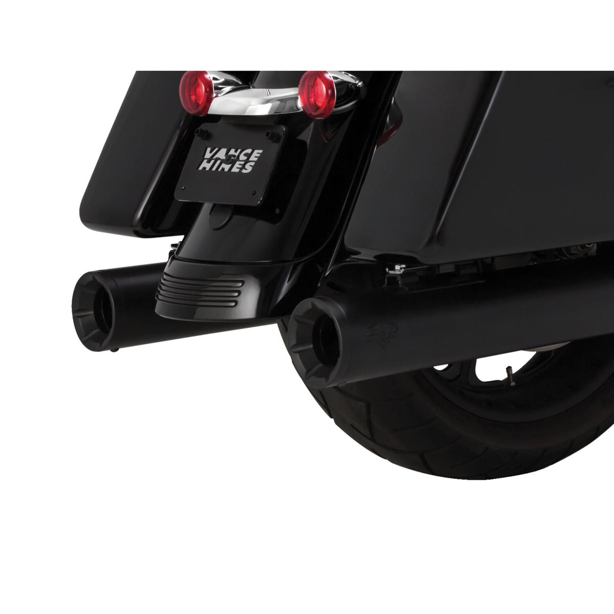 Vance & Hines, 4" Eliminator 400 slip-on mufflers. M. black