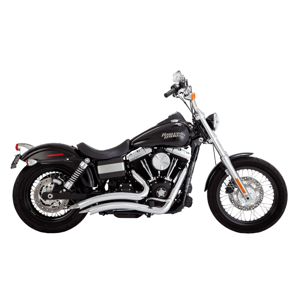 Vance & Hines, 2-1/2" big radius 2-2 exhaust. chrome