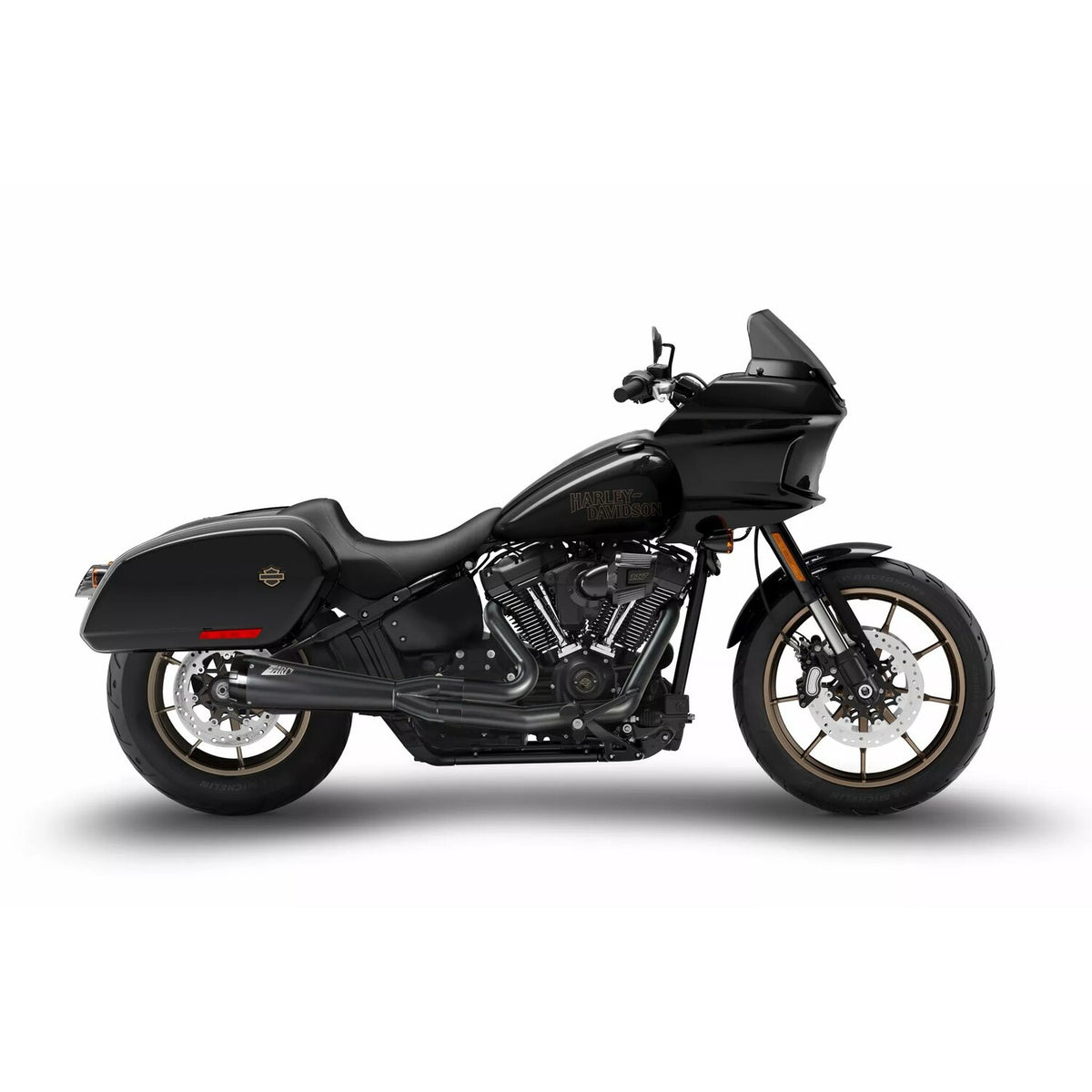 Zard, M8 Softail 2-1 Full kit exhaust system. Black