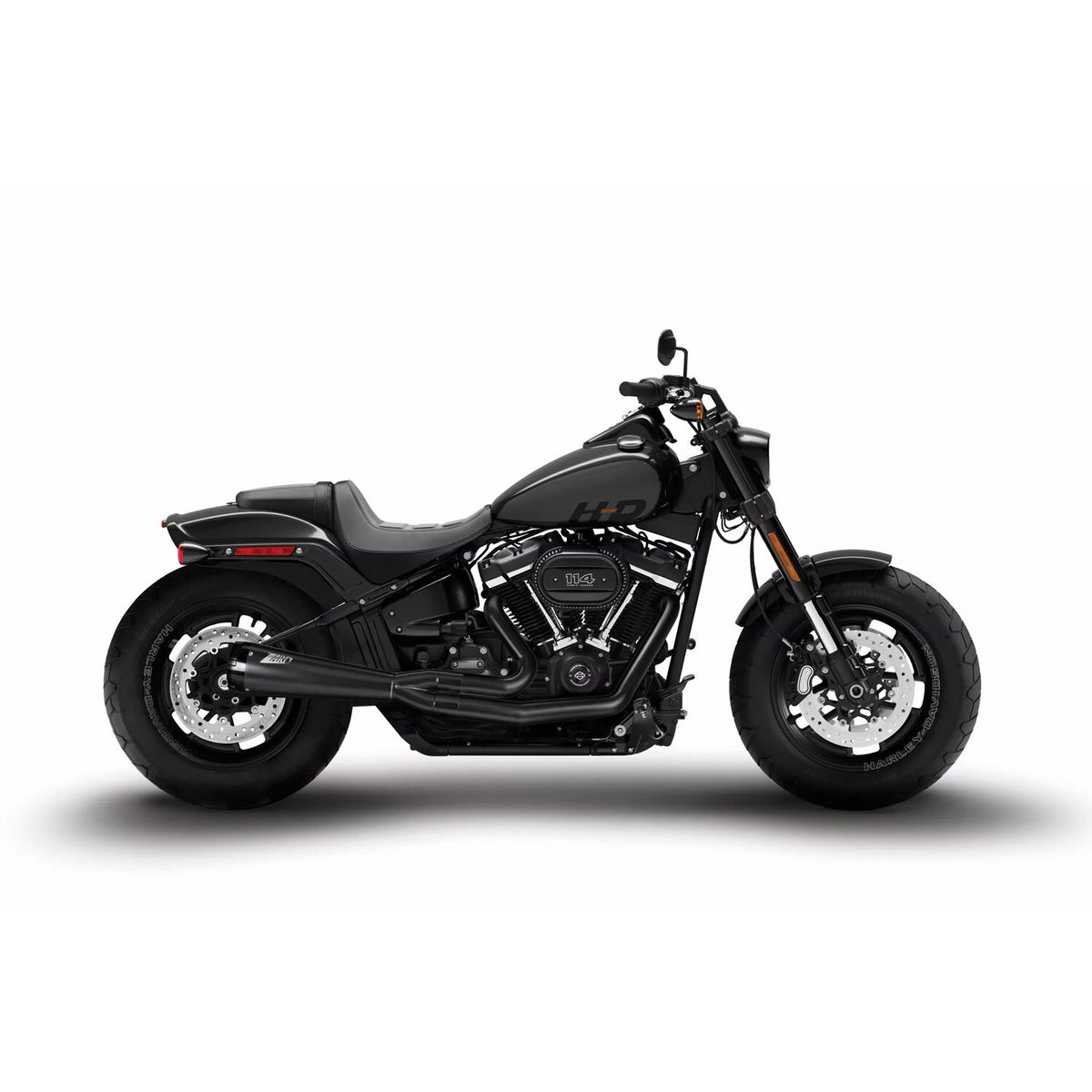 Zard, M8 Softail 2-1 Full kit exhaust system. Black