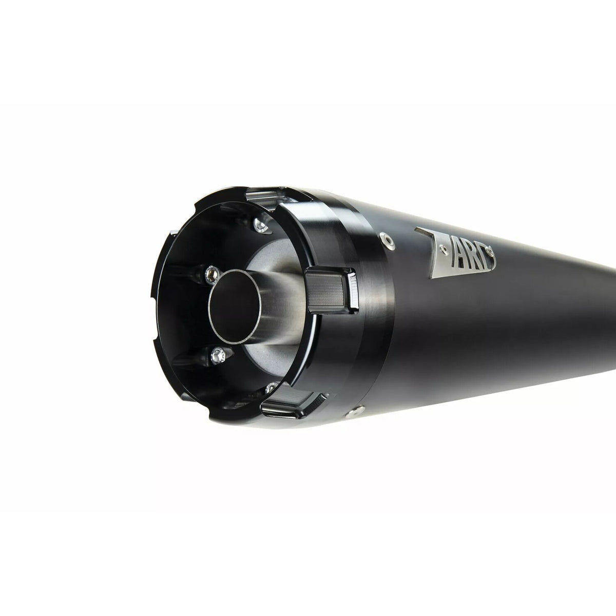 Zard, 2-1 stainless M8 Touring exhaust system. Black