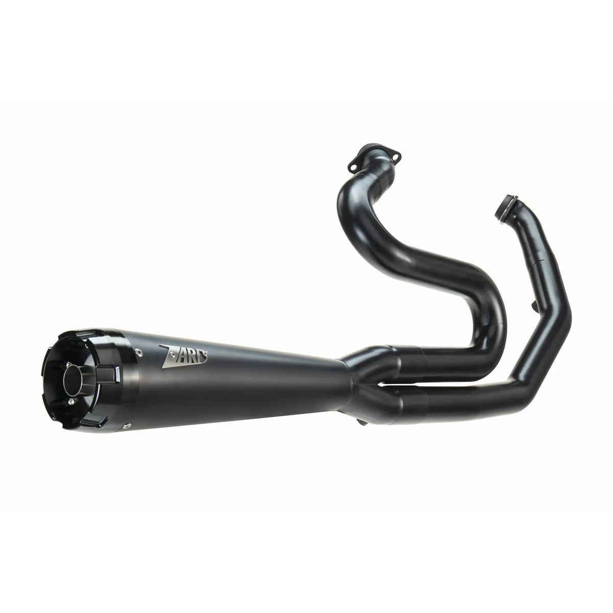 Zard, 2-1 stainless M8 Touring exhaust system. Black