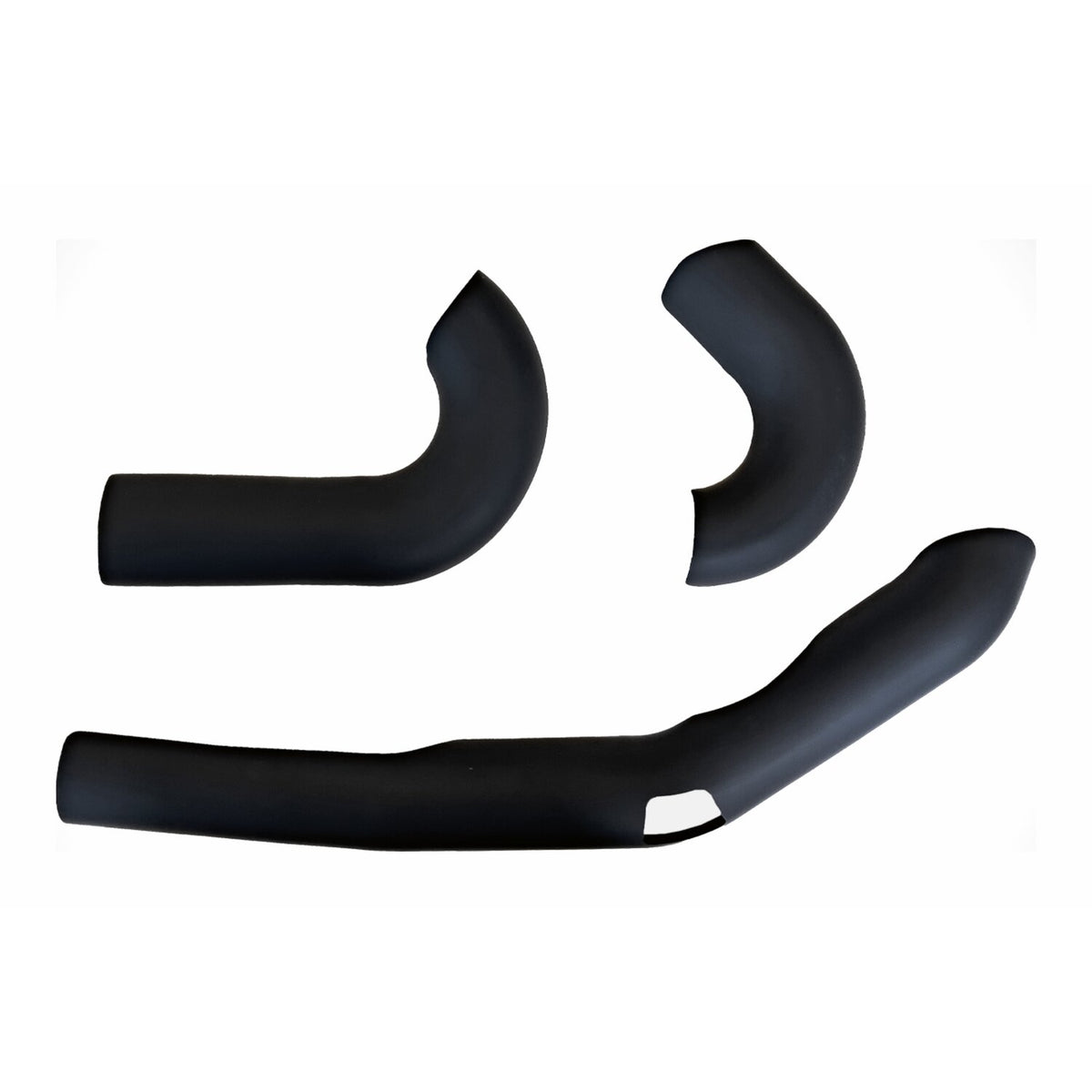 Zard, header heat shield set. Black
