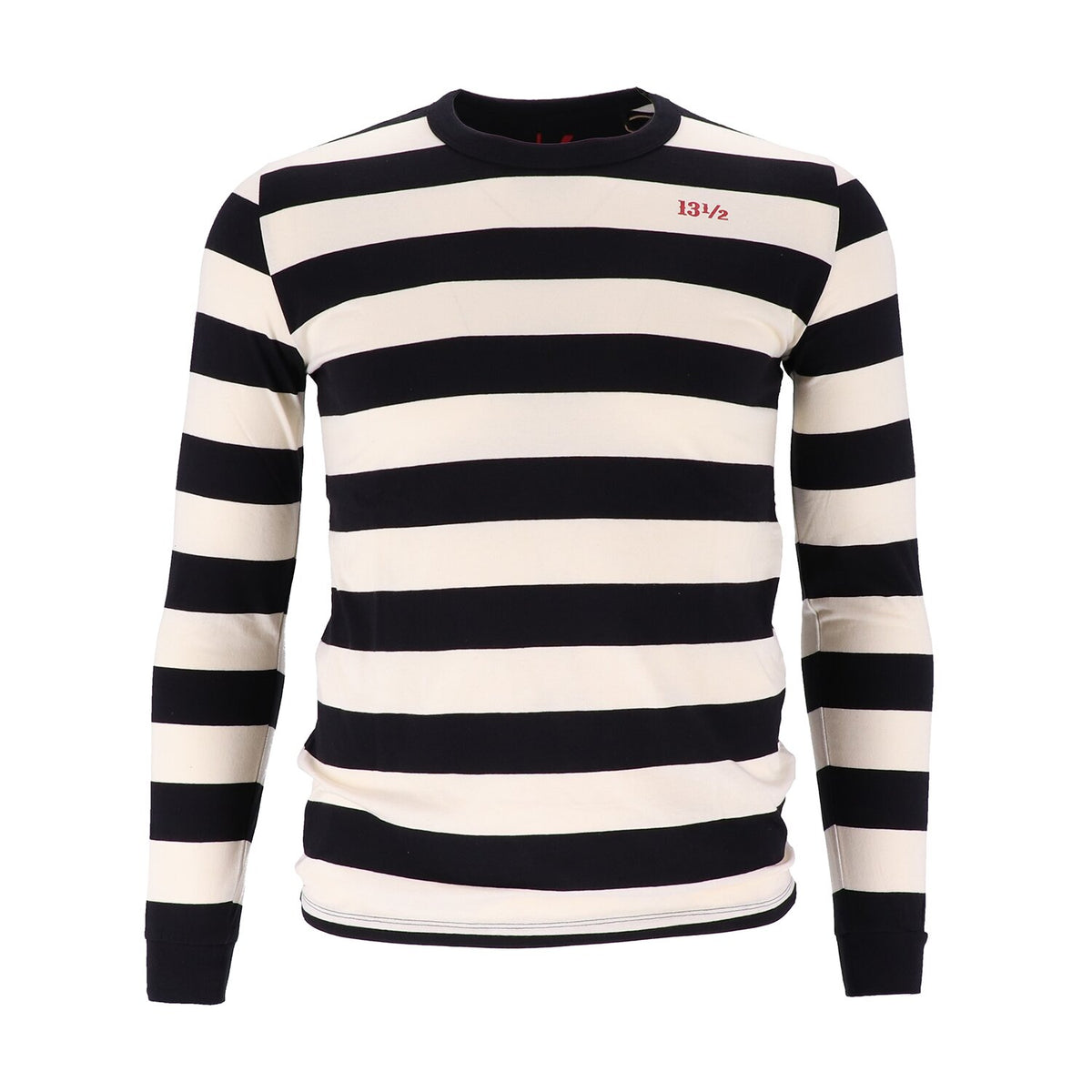 13 1/2 Behind Bars long sleeve white/black