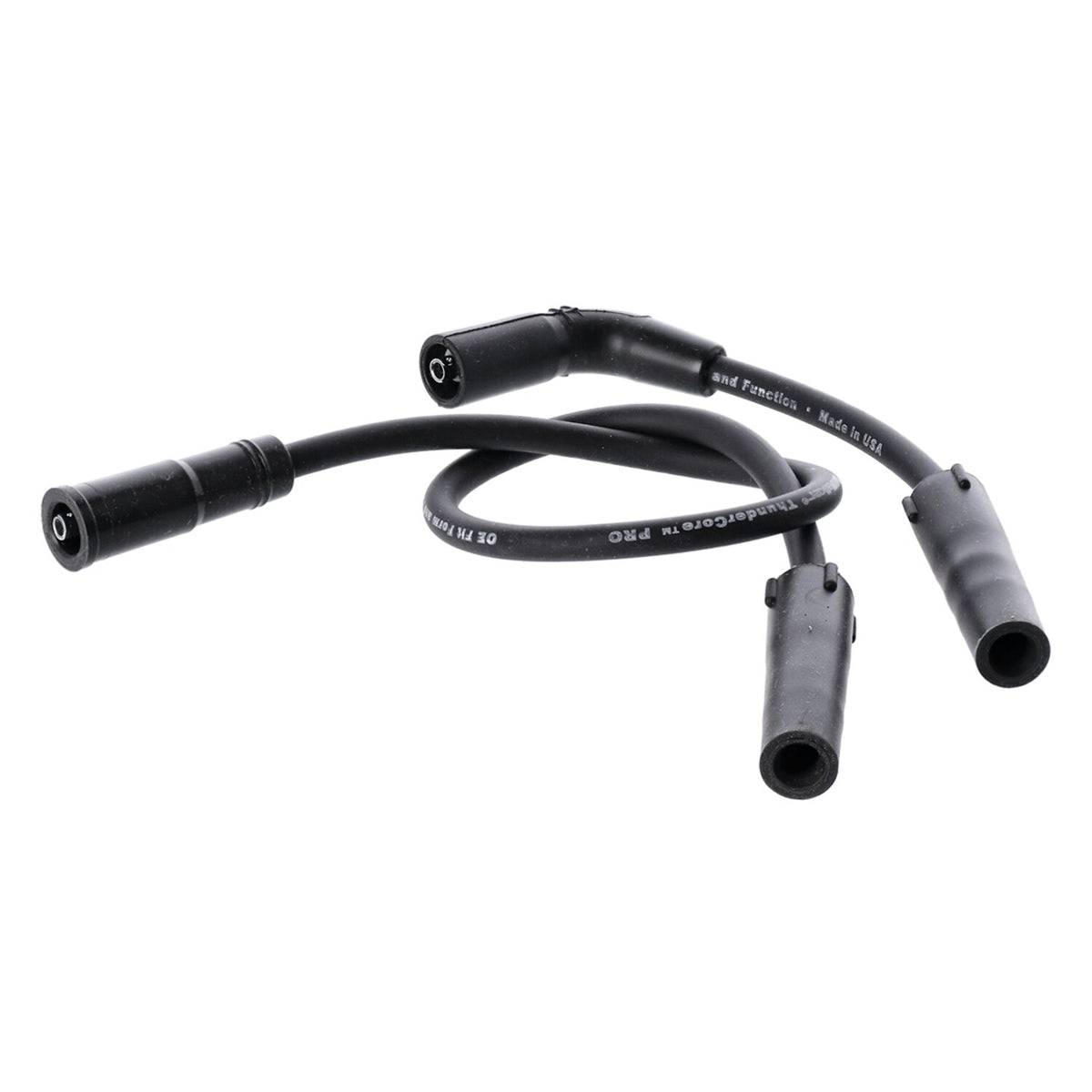 CVP, ThunderCore Pro spark plug wire set. Black