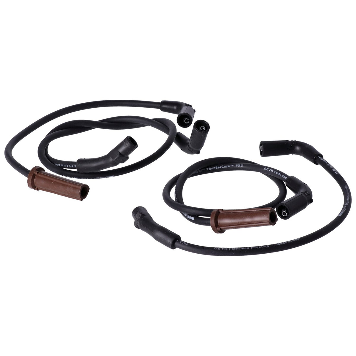 CVP, ThunderCore Pro spark plug wire set. Black