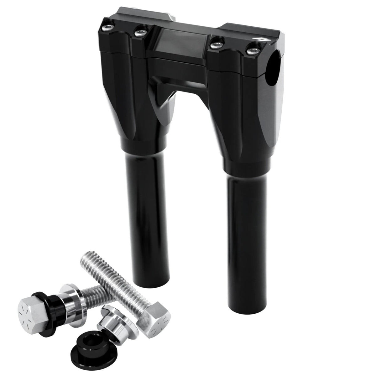 Kraus, Straight Riser set. 8" (200mm) rise. Black