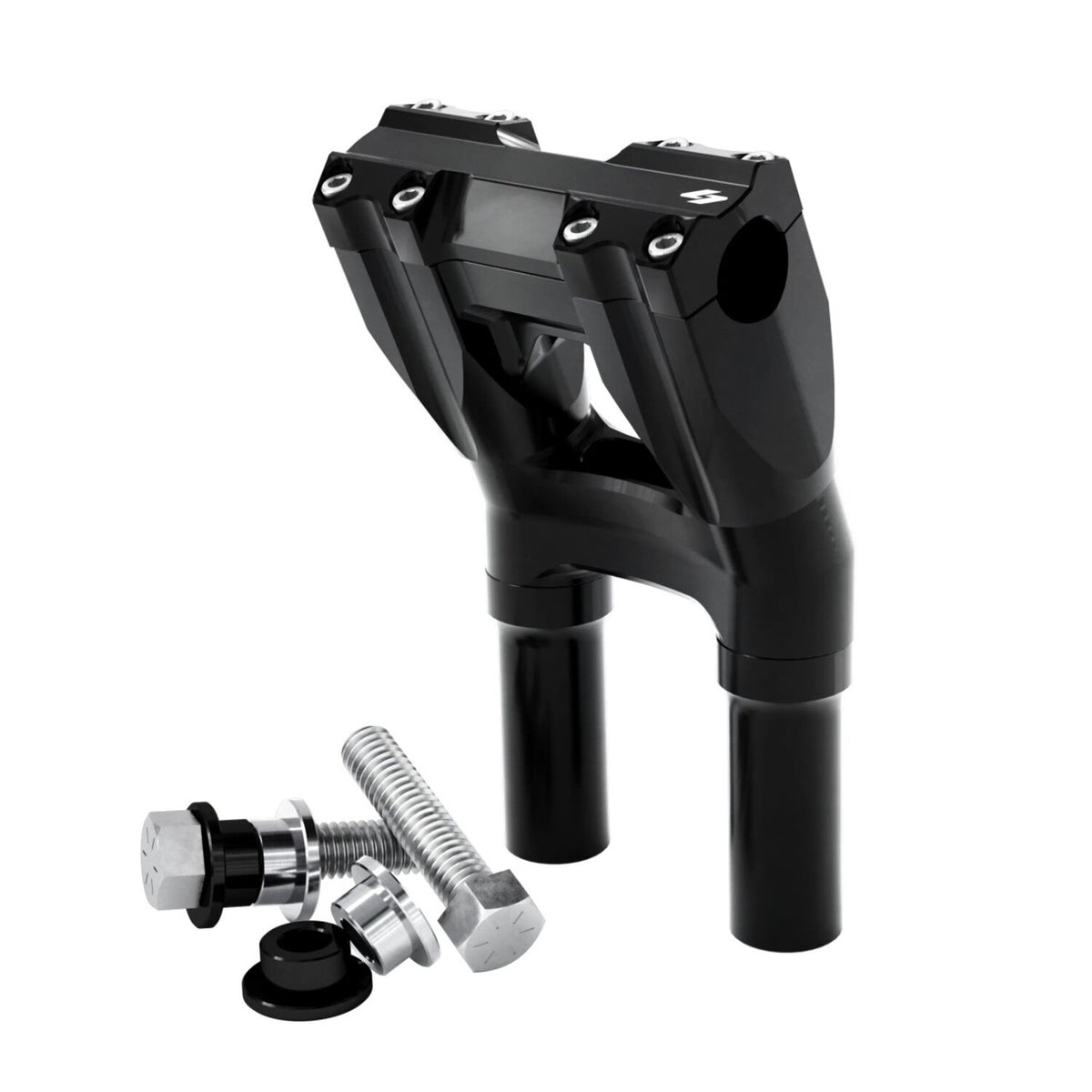 Kraus, Kickback Riser set. 8" (200mm) rise. Black