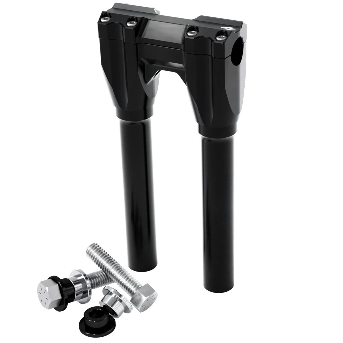 Kraus, Straight Riser set. 10" (250mm) rise. Black