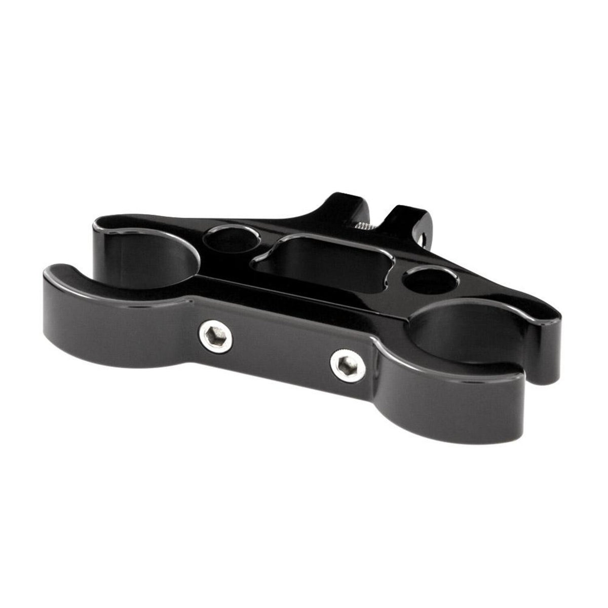 Kraus, T-bar 3" (76mm) extension clamp. Black