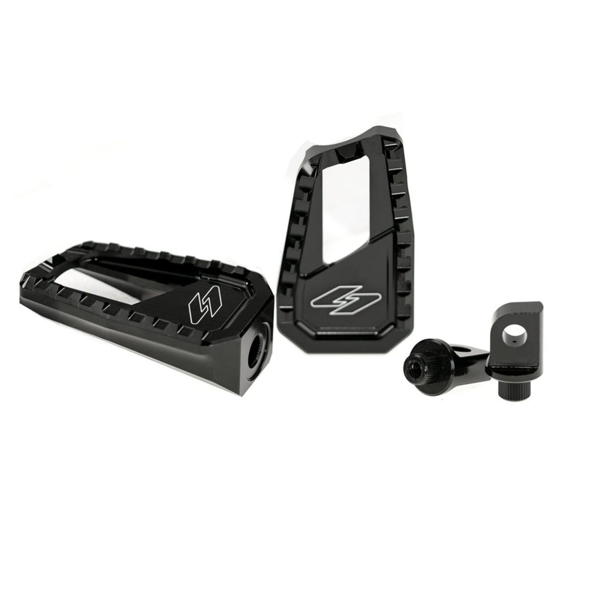Kraus, Apex Edge footpeg set. Black