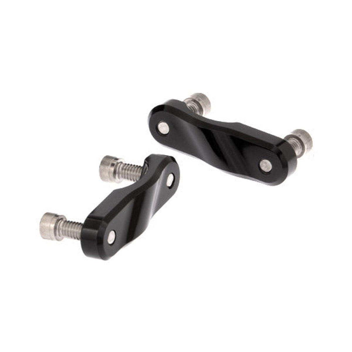 Kraus, remote reservoir saddlebag brackets. Black