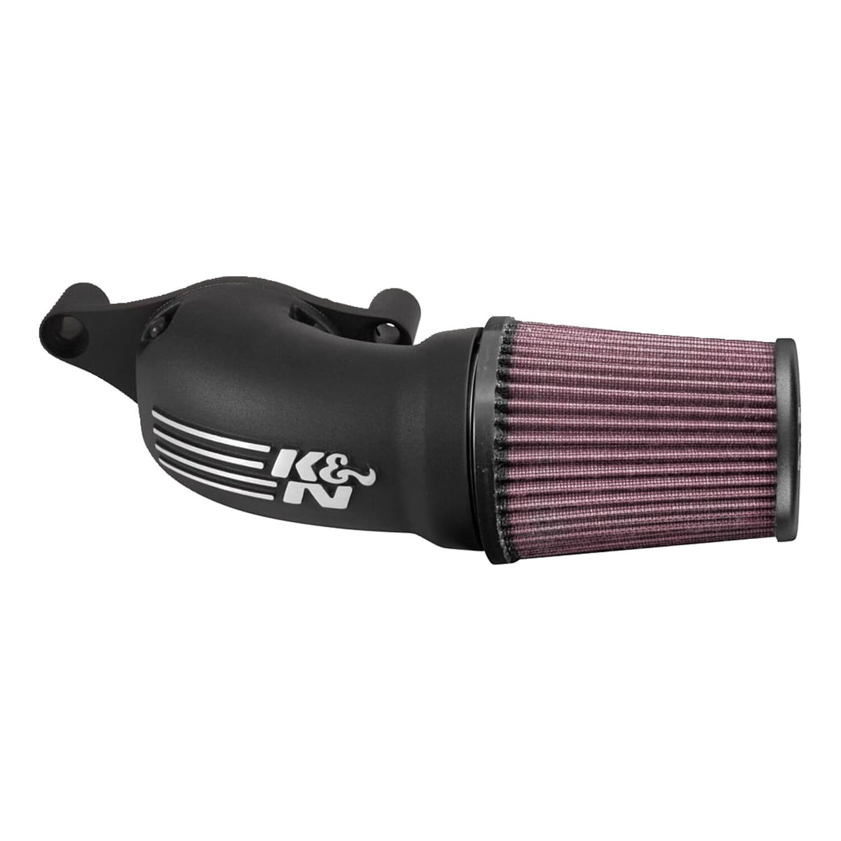 K&N, AirCharger performance air cleaner kit. Black CC logo