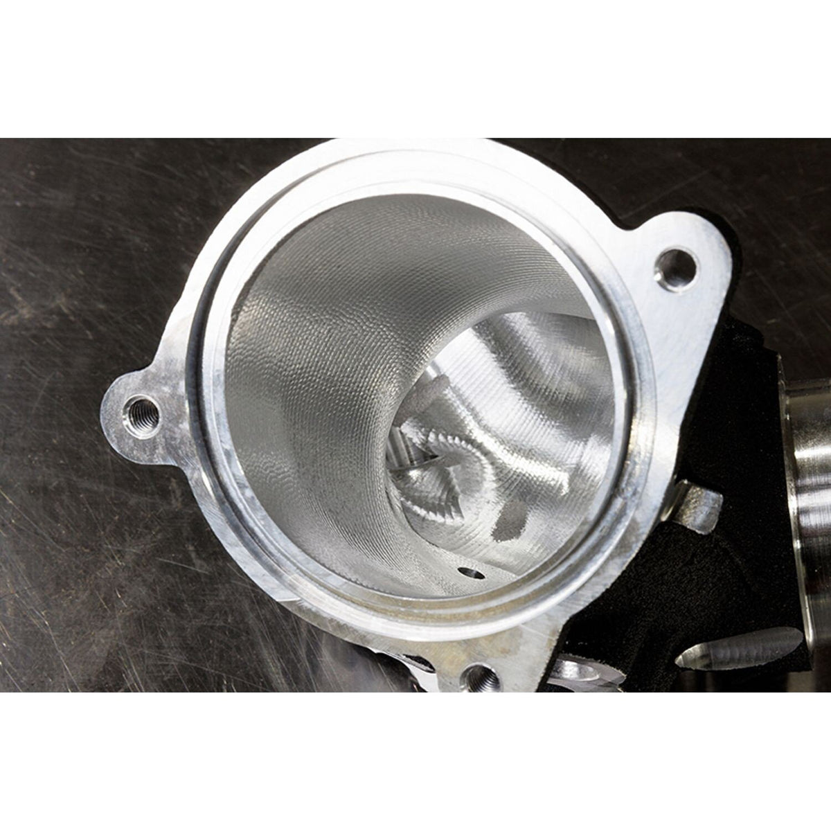 S&S, Premium M8 55mm CNC ported black manifold