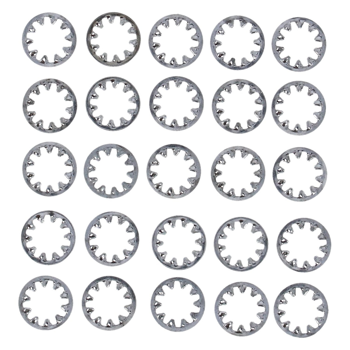Zinc int. lockwasher, 3/8 inch - 25 pack