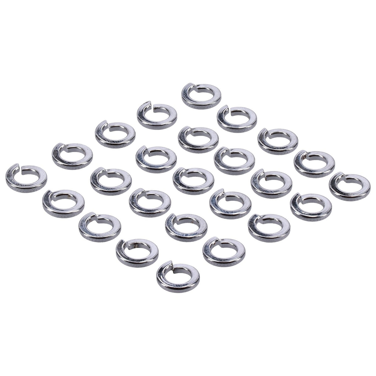 Chrome lockwasher, #12 - 25 pack