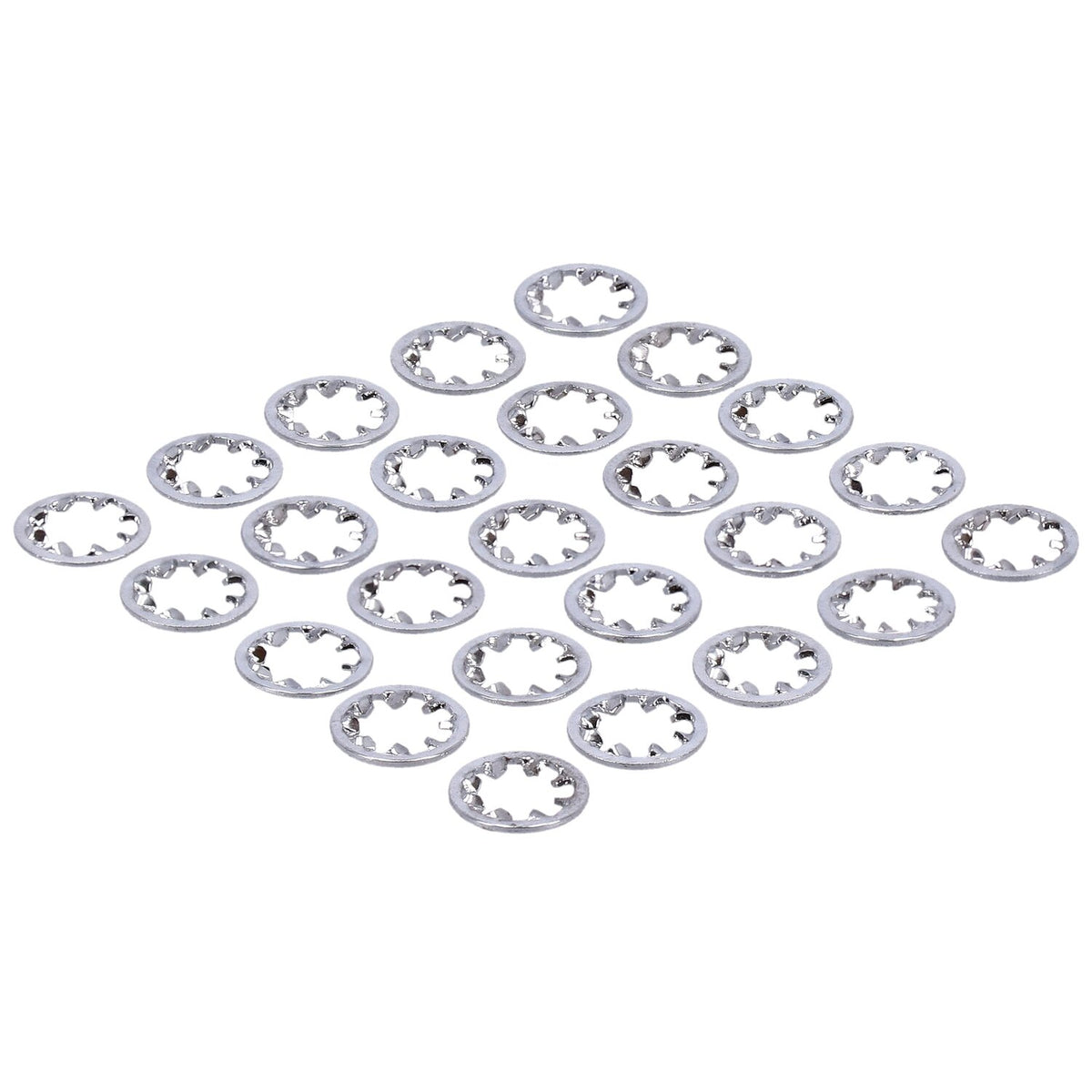 Chrome internal lock washer, #10 - 25 pack