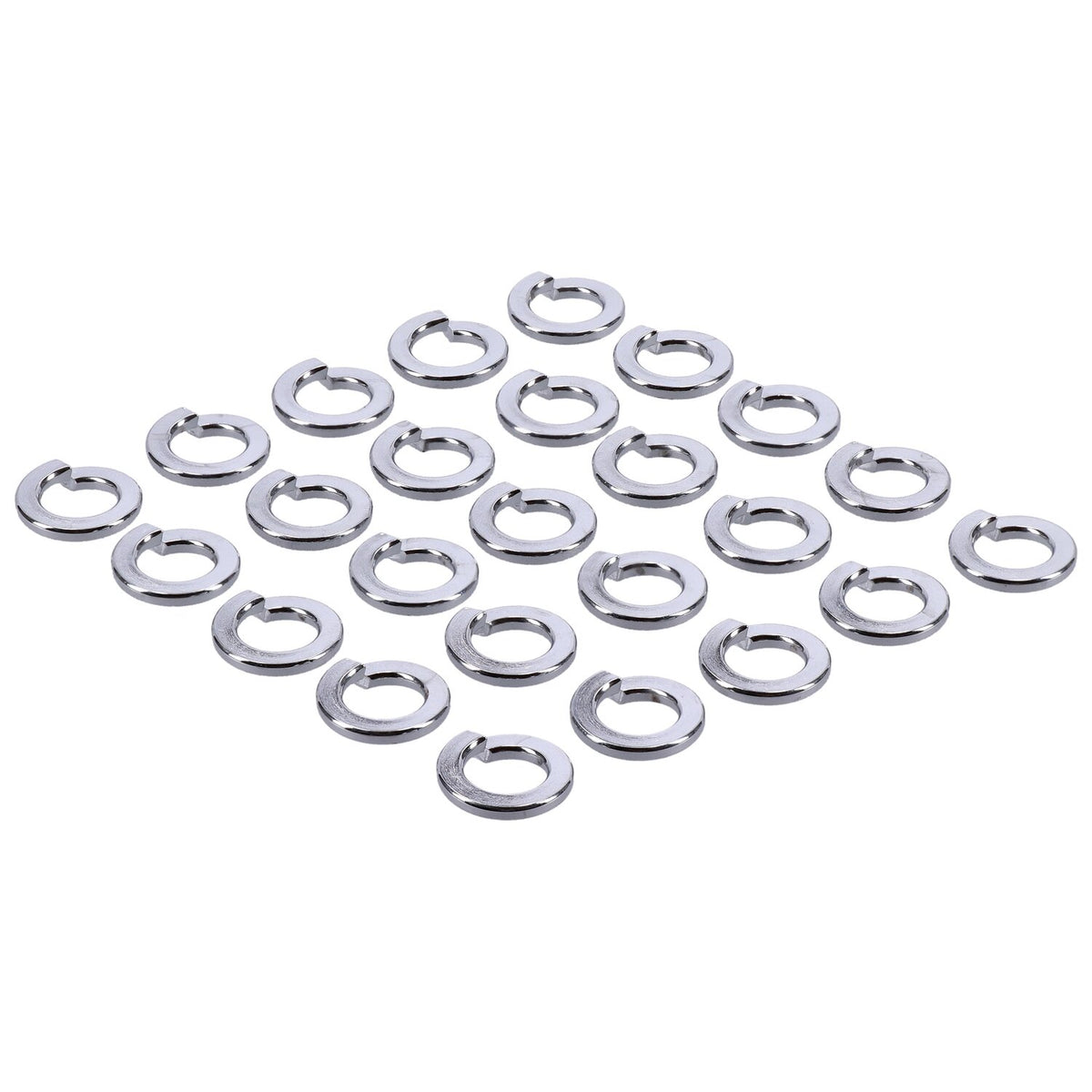 Chrome lock washers M8 - 25 pack