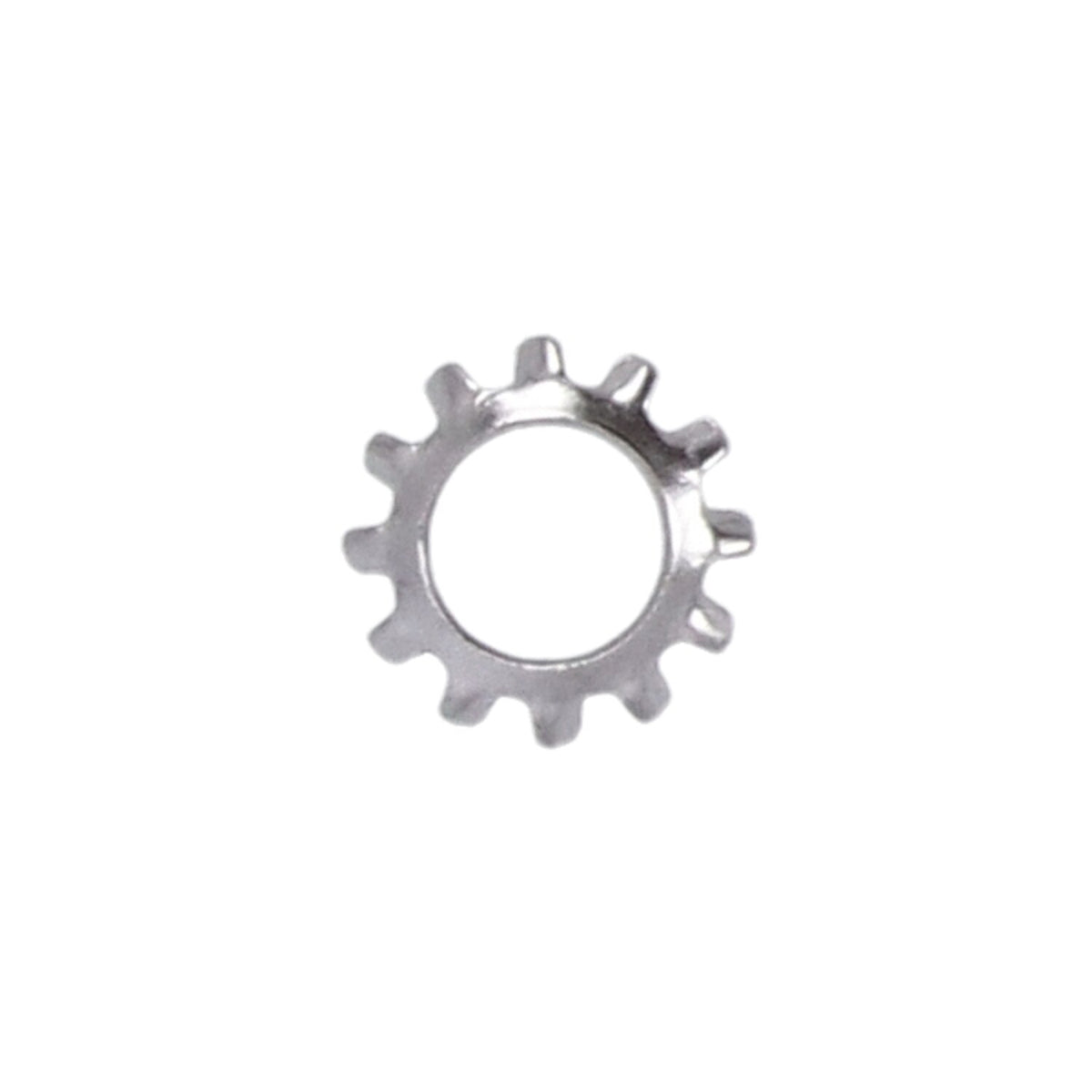 Ss ext. countersunk lockwasher, #6 - 25 pack