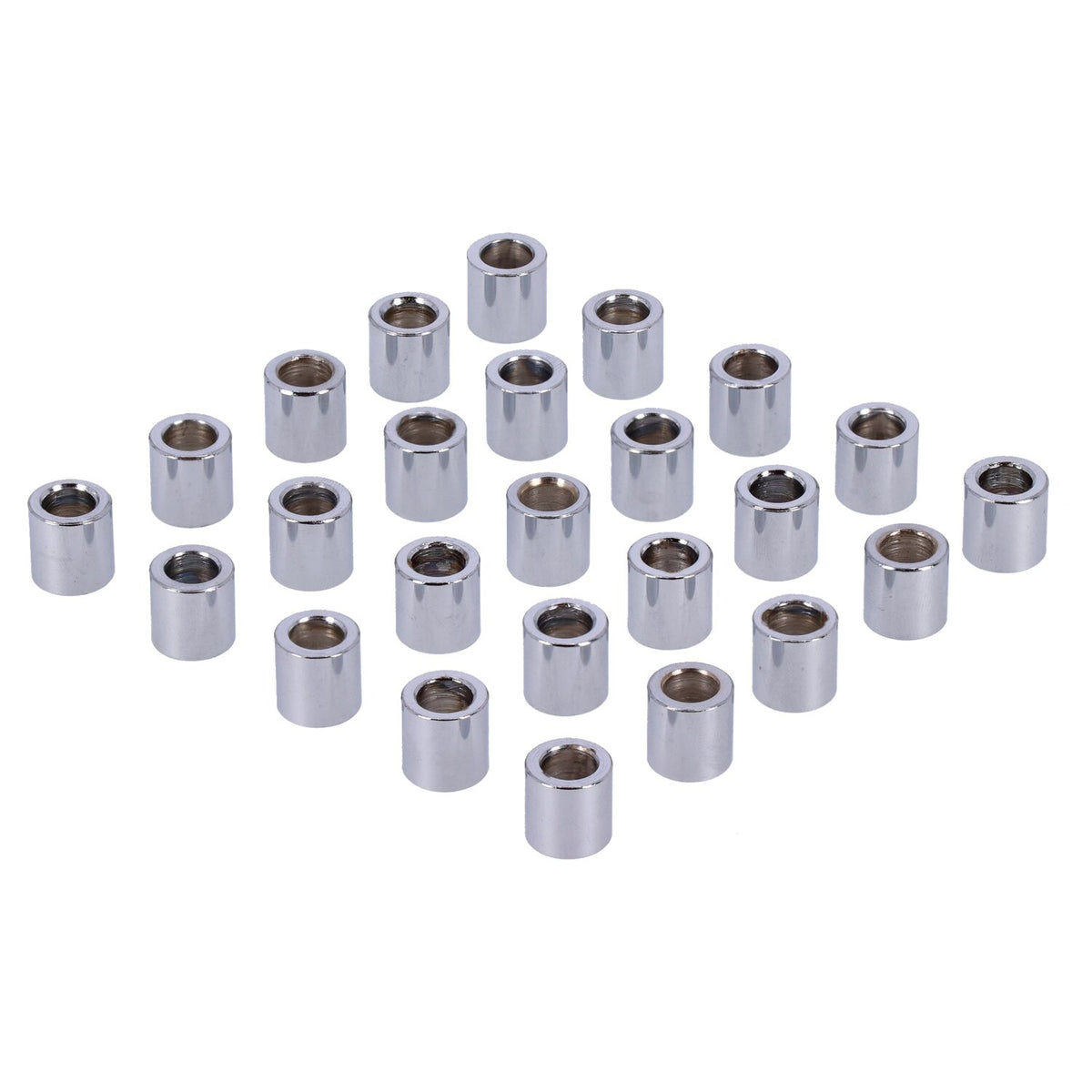 Chrome spacers - 25 pack