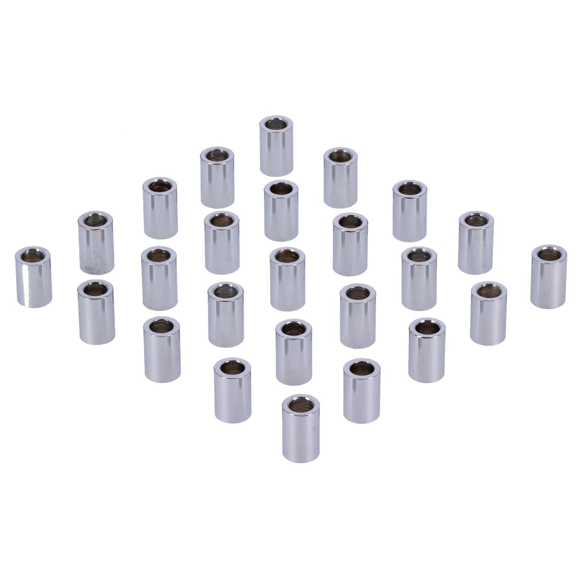 Chrome spacers - 25 pack