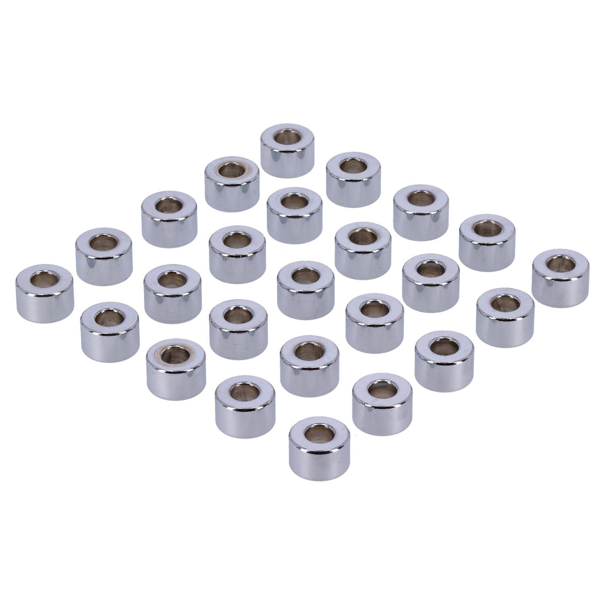 Chrome spacers - 25 pack