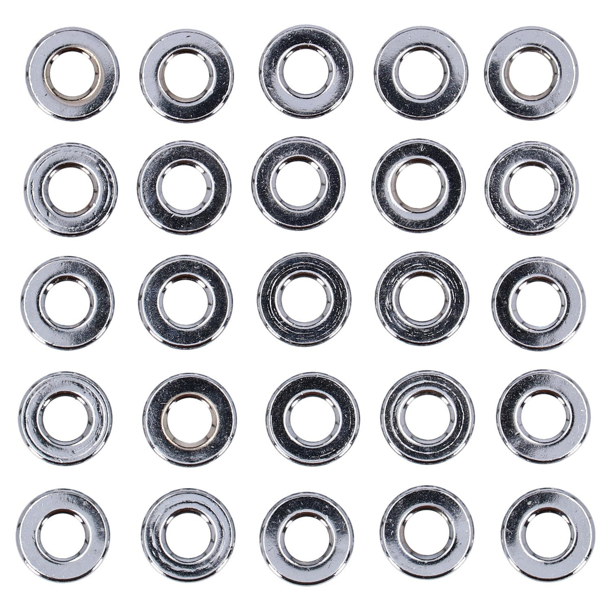 Chrome spacers - 25 pack
