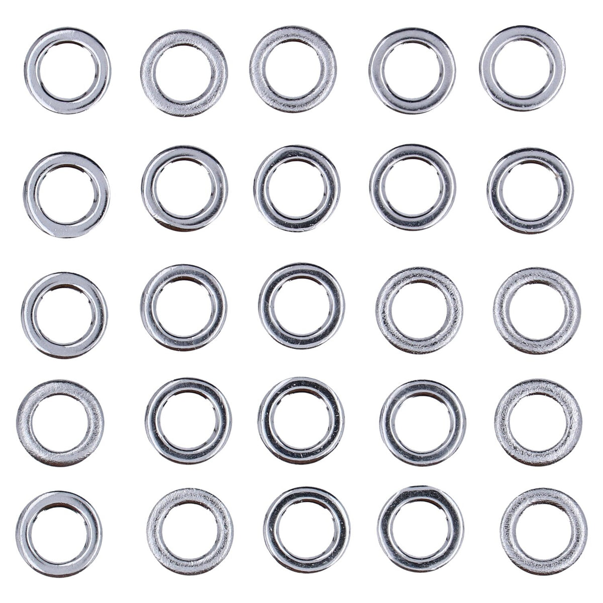 Head bolt/cyl.base washer, chrome - 25 pack