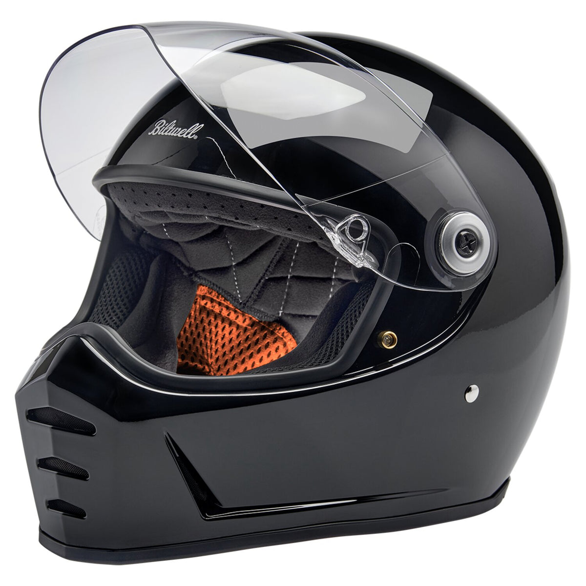 Biltwell Lane Splitter helmet gloss black