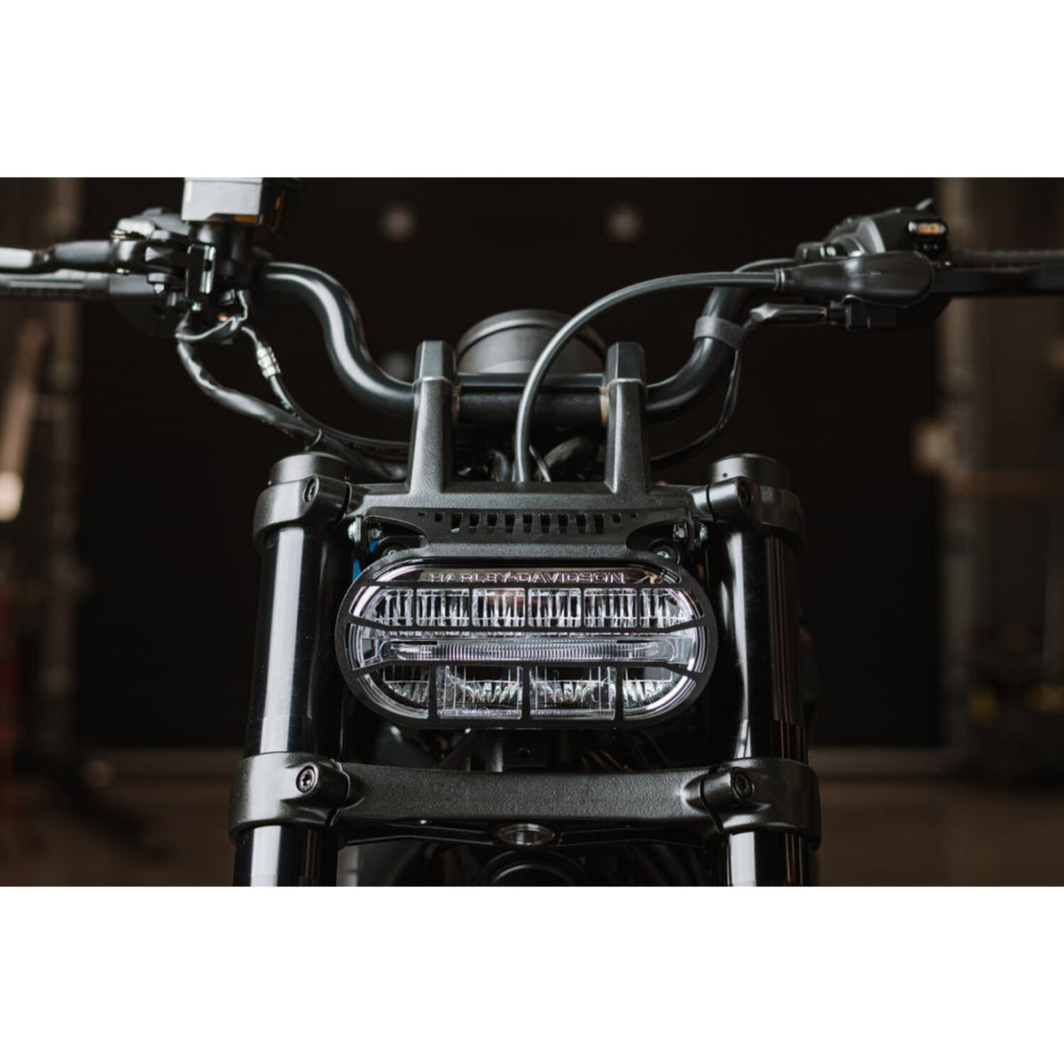 Killer Custom, headlamp grill. Black