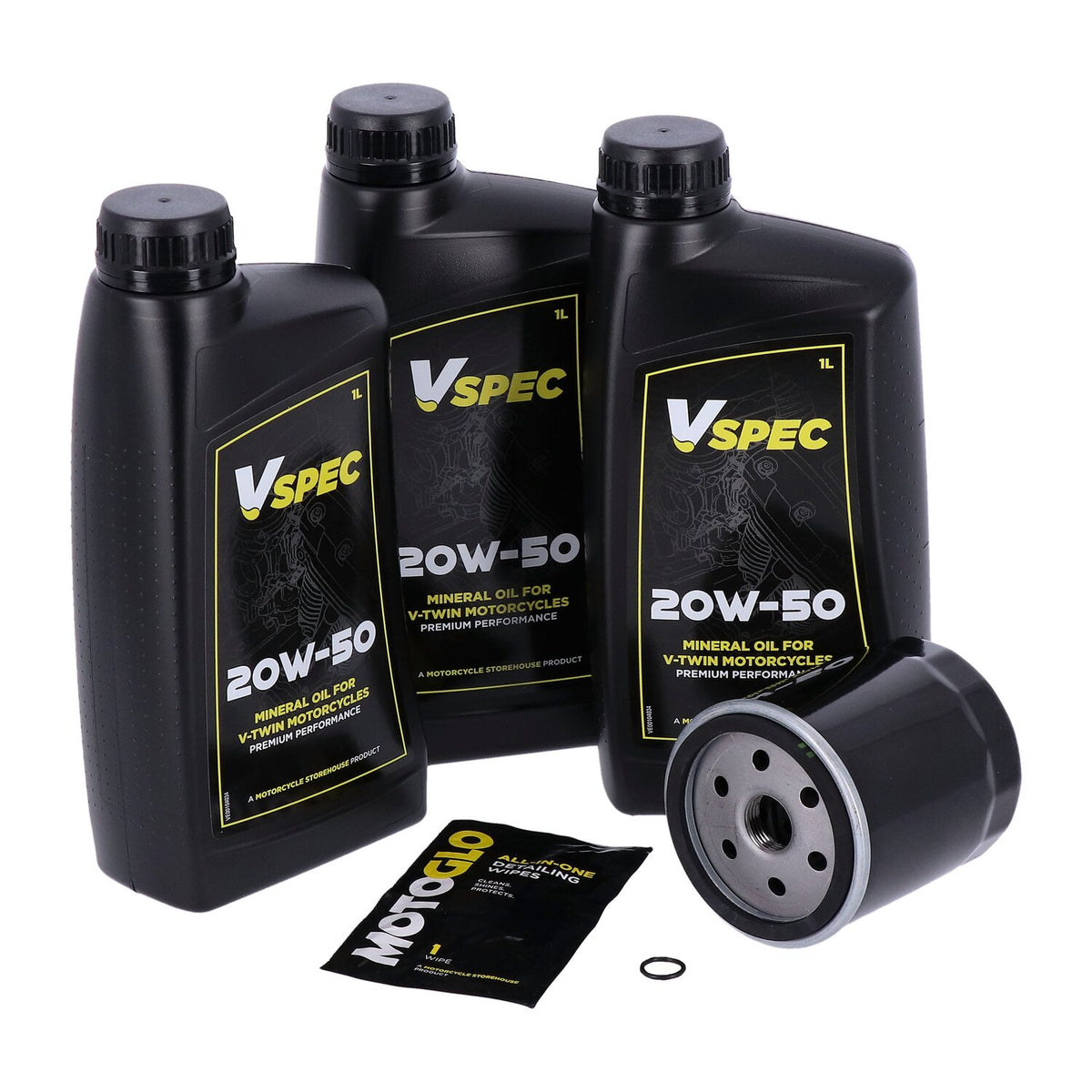 MCS, engine oil service kit. 20W50 Mineral