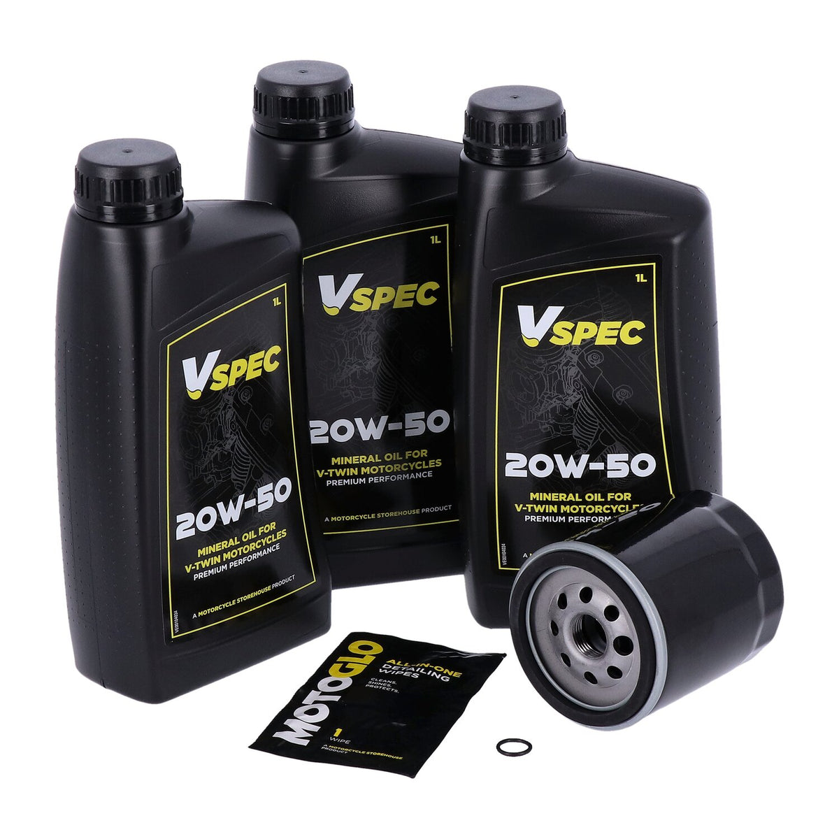 MCS, engine oil service kit. 20W50 Mineral
