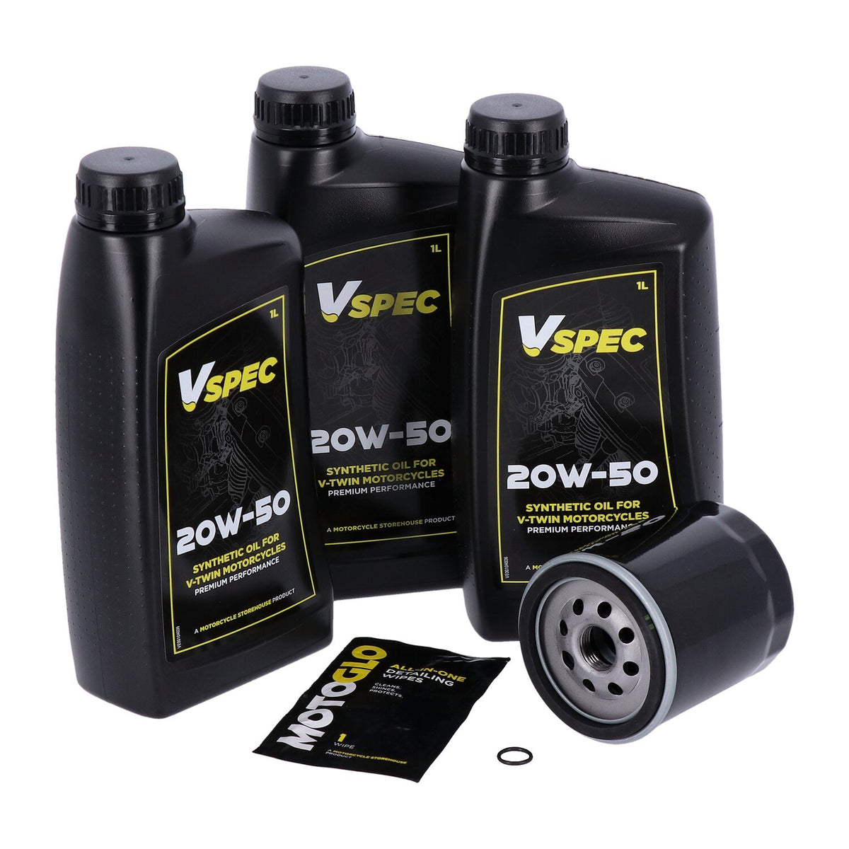 MCS, engine oil service kit. 20W50 Synthetic