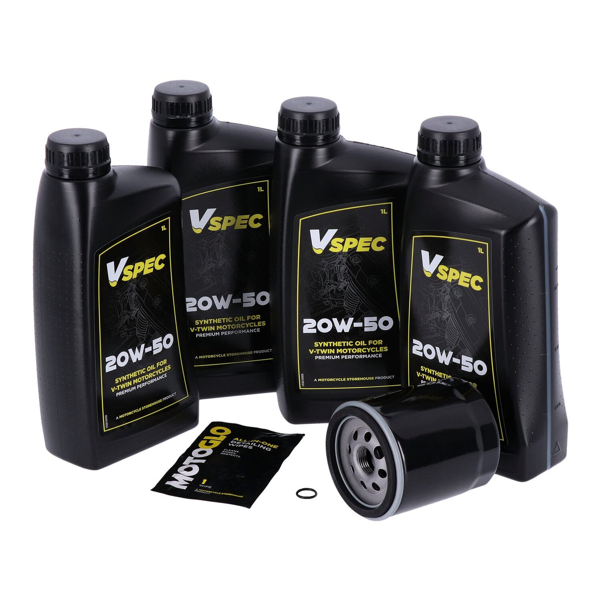 MCS, engine oil service kit. 20W50 Synthetic