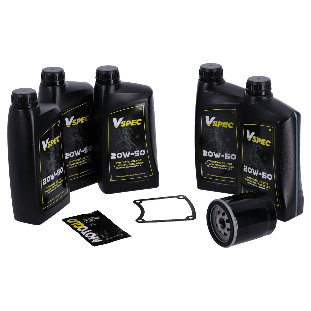 MCS, 'Big Oil' service kit. Full synthetic. Black filter