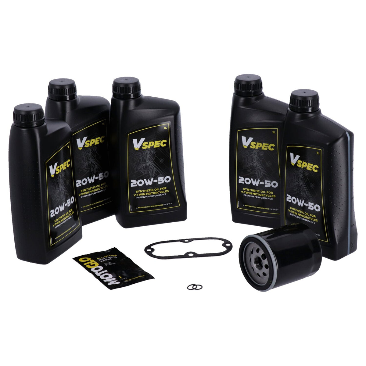 MCS, 'Big Oil' service kit. Full synthetic. Black filter