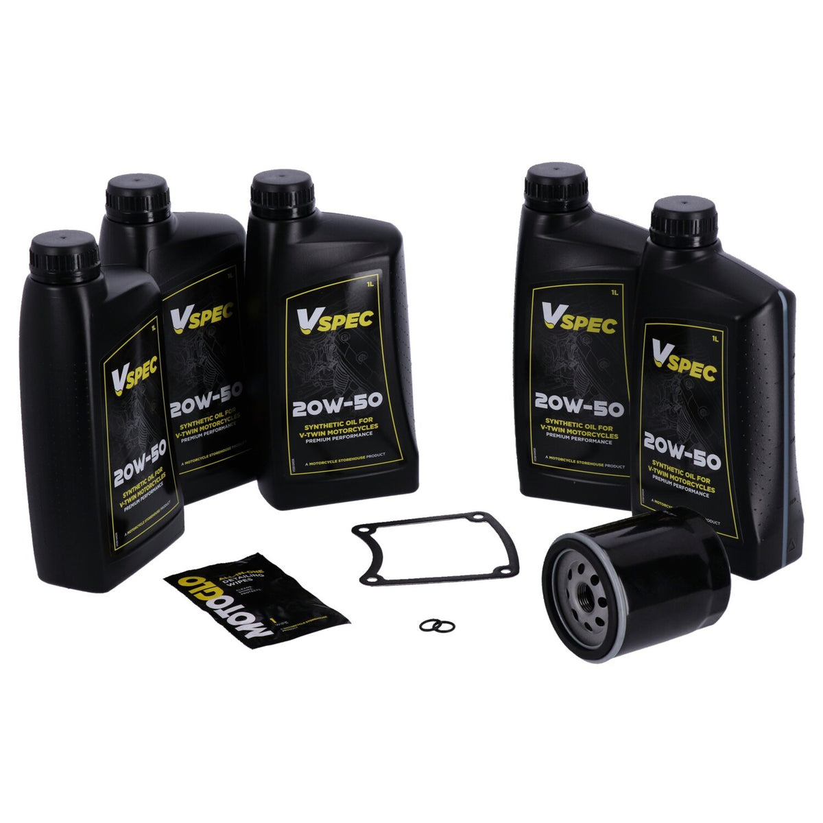 MCS, 'Big Oil' service kit. Full synthetic. Black filter