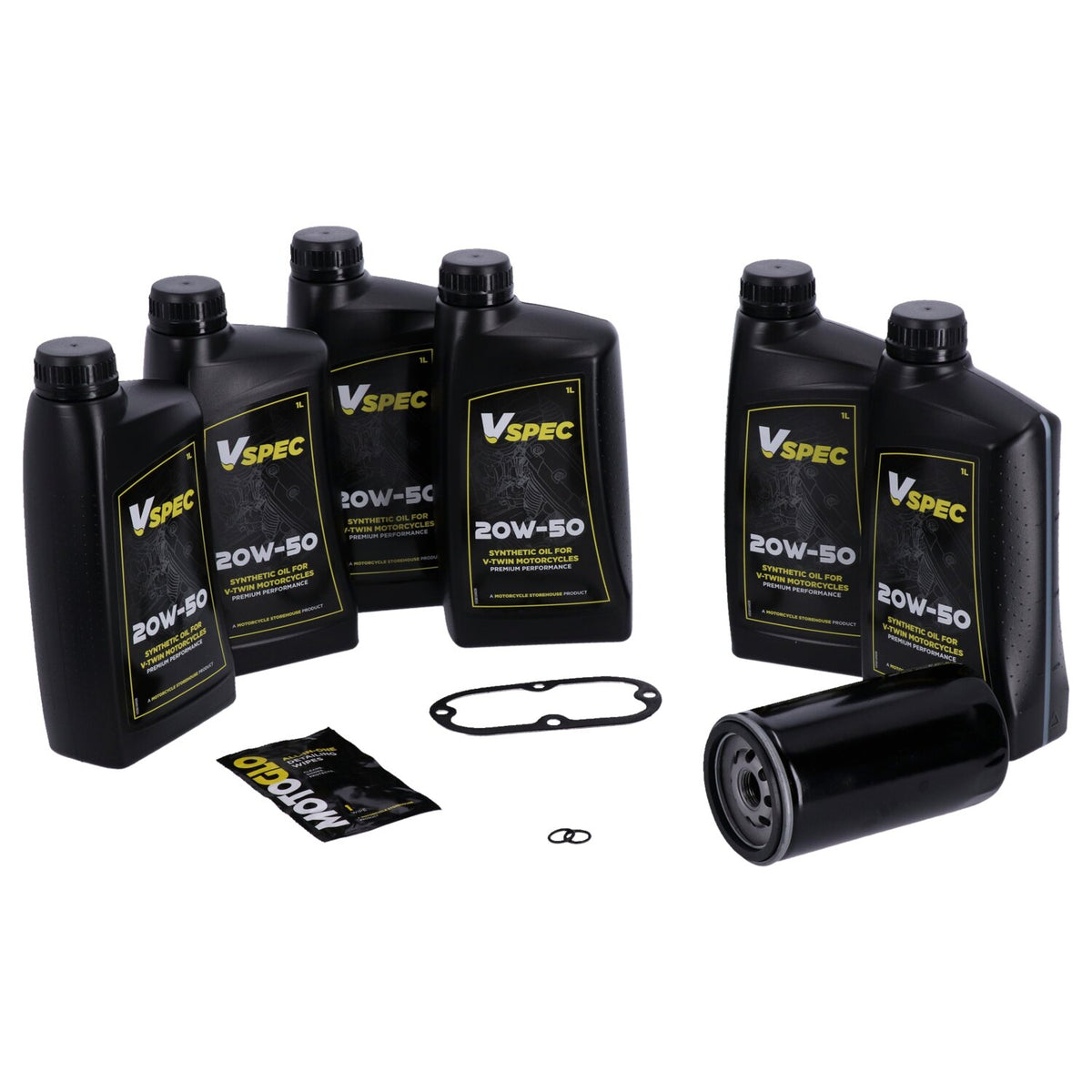 MCS, 'Big Oil' service kit. Full synthetic. Black filter